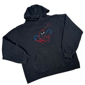 Marvel Spider-man KIDS Black Hoodie Boys Youth Large UNIVERSAL STUDIOS KIDS